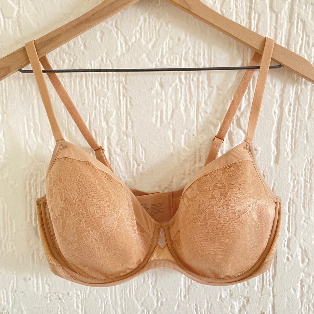 Soma Light Nude Beige Tan Lightest Lift Perfect Coverage Bra Size 38DD